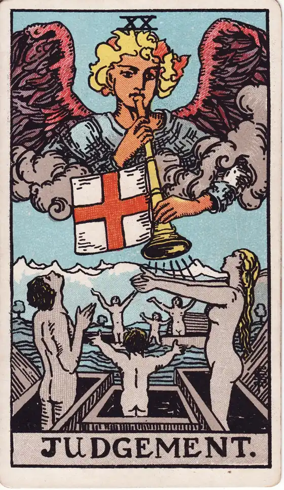 El Juicio, carta del tarot Rider-Waite-Smith